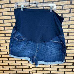 Time and Tru Maternity Denim Shorts Size XXL‎